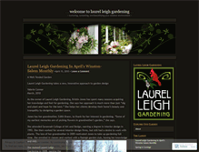 Tablet Screenshot of laurelleighgardening.wordpress.com