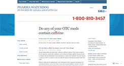 Desktop Screenshot of pharmawatchdog.wordpress.com