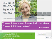 Tablet Screenshot of caminhosparafelicidade.wordpress.com
