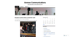Desktop Screenshot of annexecommunications.wordpress.com