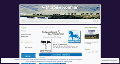 Desktop Screenshot of mareikekoehler.wordpress.com