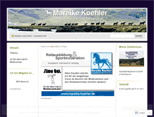 Tablet Screenshot of mareikekoehler.wordpress.com