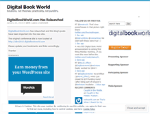 Tablet Screenshot of digitalbookworld.wordpress.com