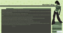 Desktop Screenshot of akoinews.wordpress.com