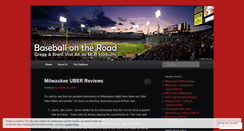Desktop Screenshot of baseballontheroad.wordpress.com