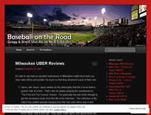 Tablet Screenshot of baseballontheroad.wordpress.com