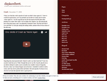 Tablet Screenshot of displacedbrett.wordpress.com