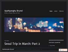 Tablet Screenshot of apanyangku.wordpress.com