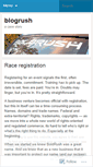 Mobile Screenshot of blogrush.wordpress.com