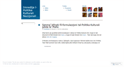 Desktop Screenshot of maltaculturalpolicy.wordpress.com