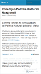 Mobile Screenshot of maltaculturalpolicy.wordpress.com