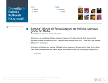 Tablet Screenshot of maltaculturalpolicy.wordpress.com