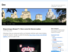 Tablet Screenshot of deeholmes.wordpress.com