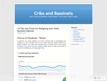 Tablet Screenshot of ecribsandbassinets.wordpress.com