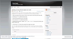Desktop Screenshot of firelinux.wordpress.com