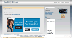 Desktop Screenshot of koreancooking.wordpress.com