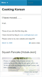 Mobile Screenshot of koreancooking.wordpress.com