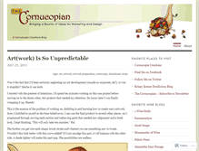 Tablet Screenshot of cornucopiacreations.wordpress.com