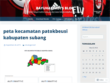 Tablet Screenshot of bayuharyadi.wordpress.com