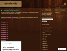 Tablet Screenshot of aphroditekinks.wordpress.com