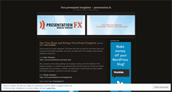 Desktop Screenshot of presentationfx.wordpress.com