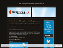 Tablet Screenshot of presentationfx.wordpress.com