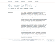 Tablet Screenshot of galwaytofinland.wordpress.com