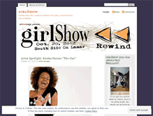 Tablet Screenshot of girlshowblog.wordpress.com