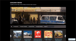 Desktop Screenshot of consumerdiaries.wordpress.com