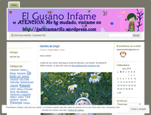 Tablet Screenshot of elgusanoinfame.wordpress.com