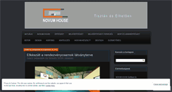 Desktop Screenshot of novumhouse.wordpress.com