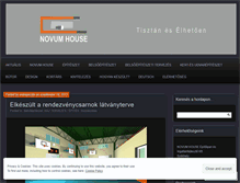 Tablet Screenshot of novumhouse.wordpress.com