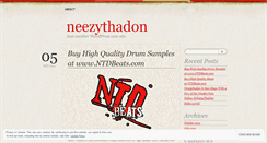 Desktop Screenshot of neezythadon.wordpress.com