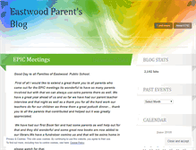 Tablet Screenshot of eastwoodparents2009.wordpress.com