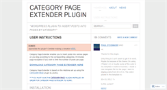 Desktop Screenshot of categorypageextender.wordpress.com