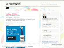 Tablet Screenshot of mamaislief.wordpress.com