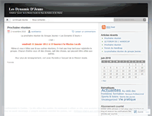 Tablet Screenshot of groupejeune.wordpress.com