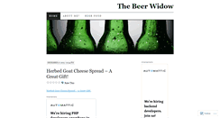 Desktop Screenshot of beerwidow.wordpress.com