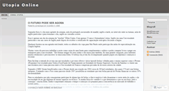 Desktop Screenshot of jornalutopia.wordpress.com