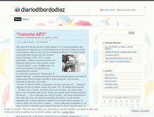 Tablet Screenshot of diariodibordodiaz.wordpress.com