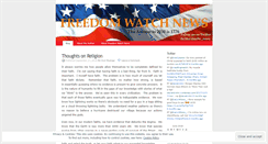 Desktop Screenshot of freedomwatchnews.wordpress.com