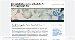 Desktop Screenshot of emetophobiainformation.wordpress.com