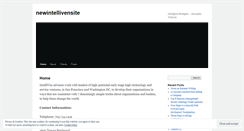 Desktop Screenshot of newintellivensite.wordpress.com