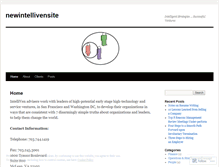 Tablet Screenshot of newintellivensite.wordpress.com