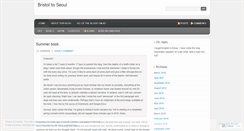 Desktop Screenshot of bristoltoseoul.wordpress.com