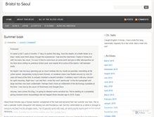 Tablet Screenshot of bristoltoseoul.wordpress.com