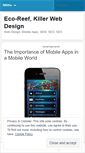 Mobile Screenshot of indiancreekwebdesign.wordpress.com
