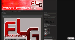 Desktop Screenshot of construccioneselg.wordpress.com