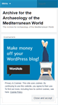 Mobile Screenshot of mediterraneanworldarchive.wordpress.com