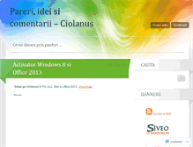 Tablet Screenshot of ciolanus.wordpress.com